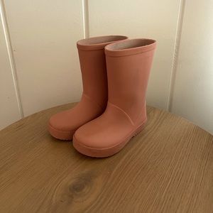 Zara Toddler Coral/Pink Rain Boots